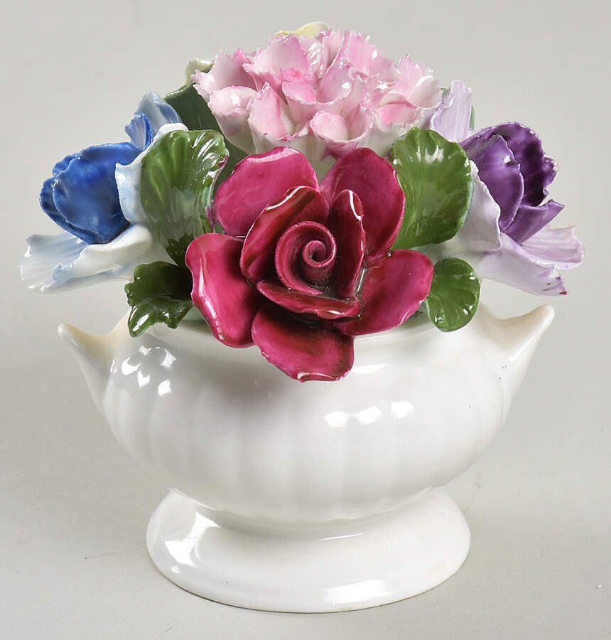 Floral Figurine September Mixed Flowers - No Box by John  Aynsley & Sons-1