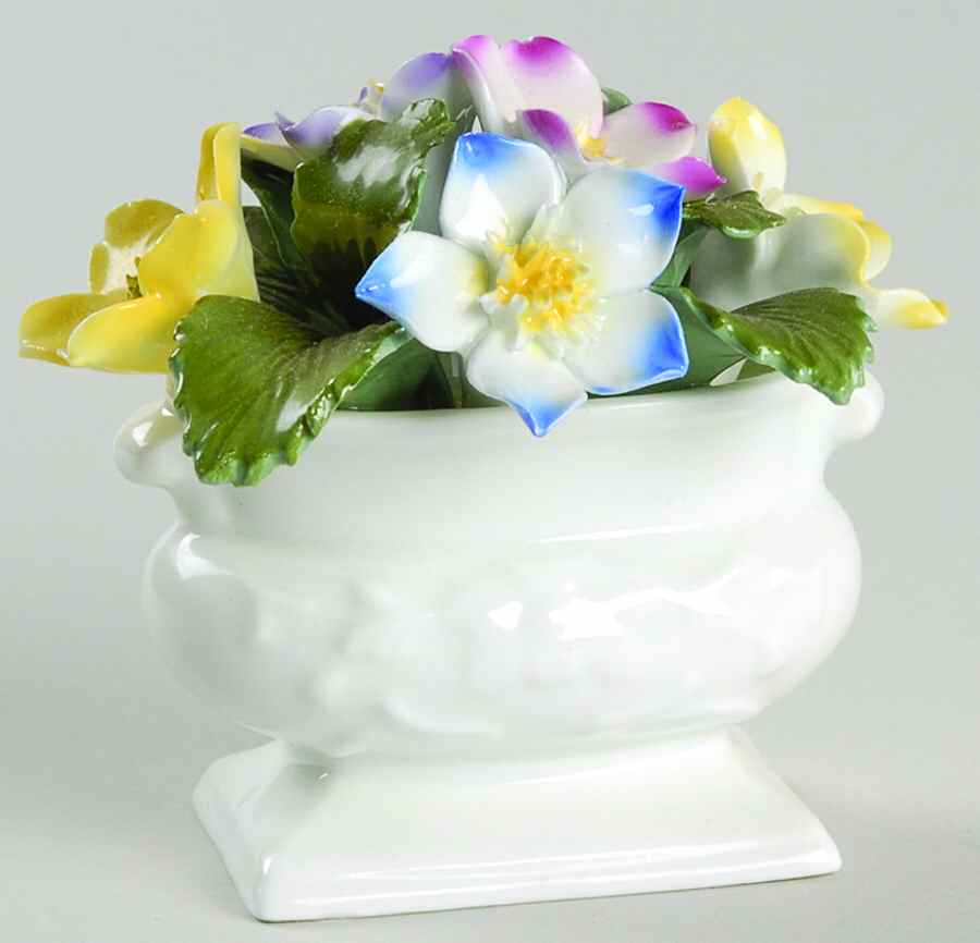 Floral Figurine March-Primrose - No Box by John  Aynsley & Sons-1