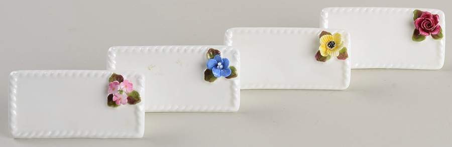 Floral Figurine Write On-Place Cards - No Box by John  Aynsley & Sons-1