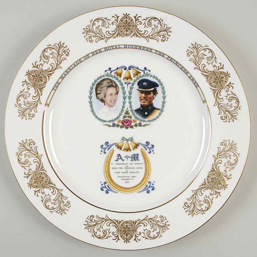 Aynsley Royalty Giftware Princess Anne & Mark Phillips Wedding - No Box by John  Aynsley & Sons-1