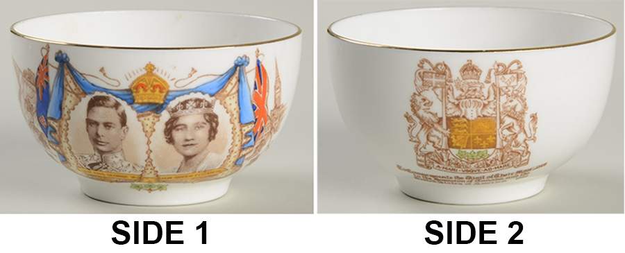 Aynsley Royalty Giftware George Vi & Eliz Visit To Canada/Usa Sug - No Box by John  Aynsley & Sons-1