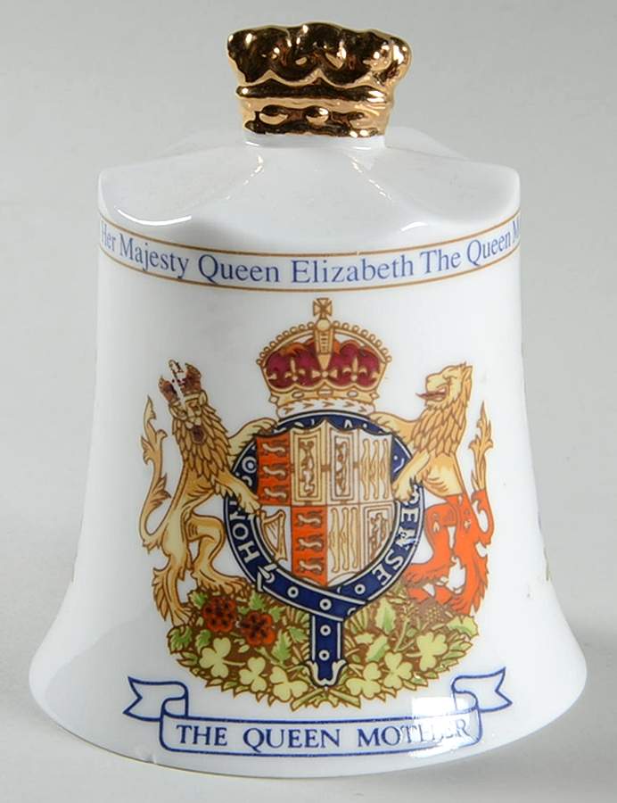 Aynsley Royalty Giftware Queen Mother 95th Birthday Bel - No Box by John  Aynsley & Sons-1