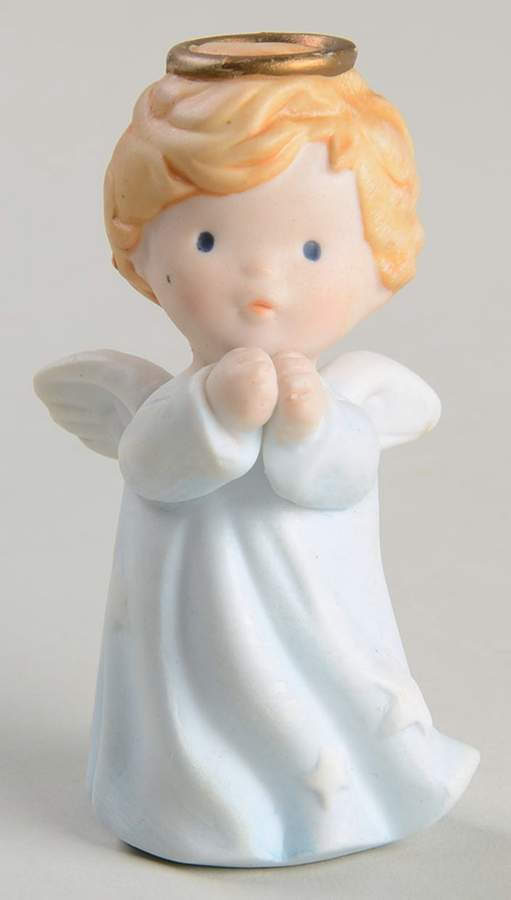 Heavenly Blessings Nativity Angel Praying - Boxed by Avon-1