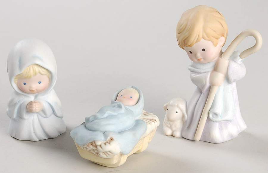 Heavenly Blessings Nativity Holy Family-3 Pc Boxed Set - With Box by Avon-1