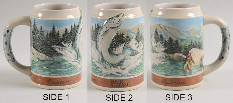 Anheuser Busch Specialty Steins Salmon Fish - No Box 79b by Anheuser-Busch-1