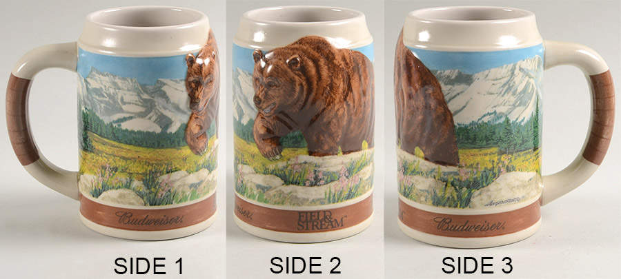 Anheuser Busch Specialty Steins Grizzly  Bear - No Box 79a by Anheuser-Busch-1