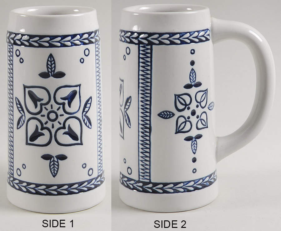Anheuser Busch Specialty Steins Blue Delft- Hearts - No Box by Anheuser-Busch-1