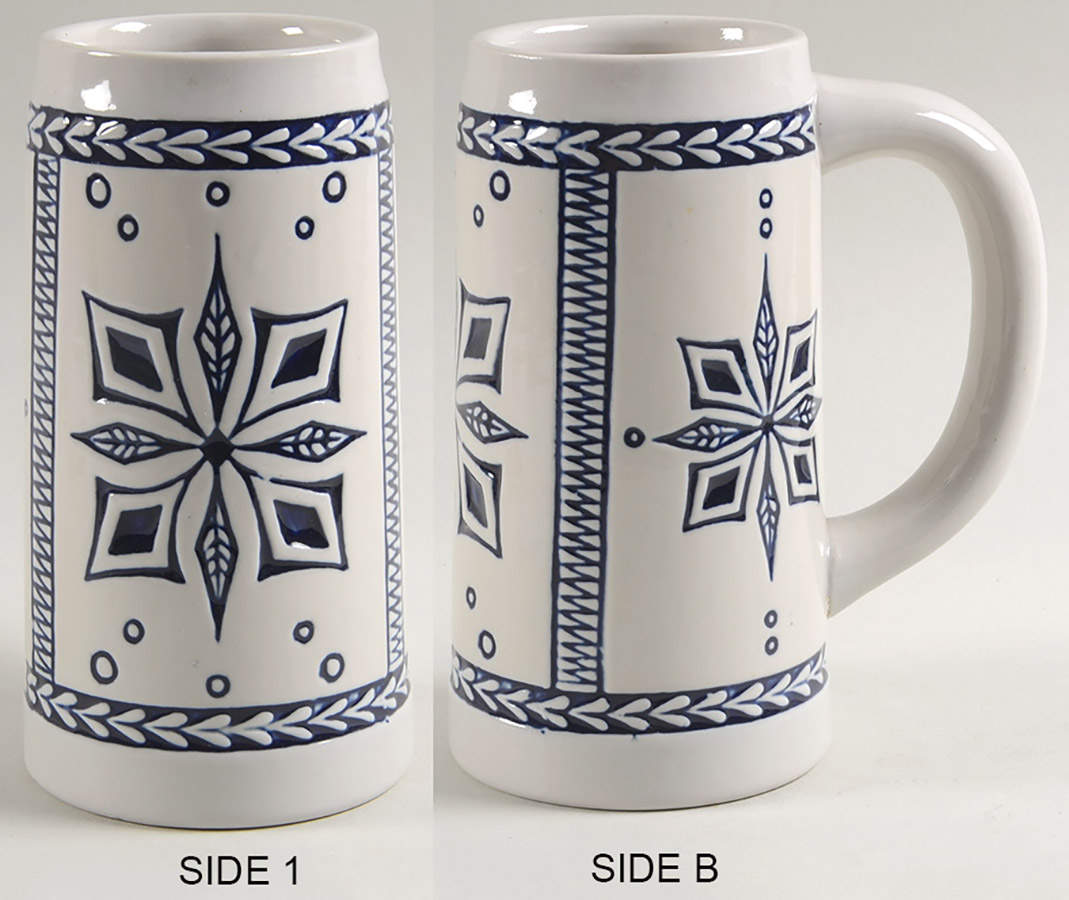 Anheuser Busch Specialty Steins Blue Delft- Diamonds - No Box by Anheuser-Busch-1