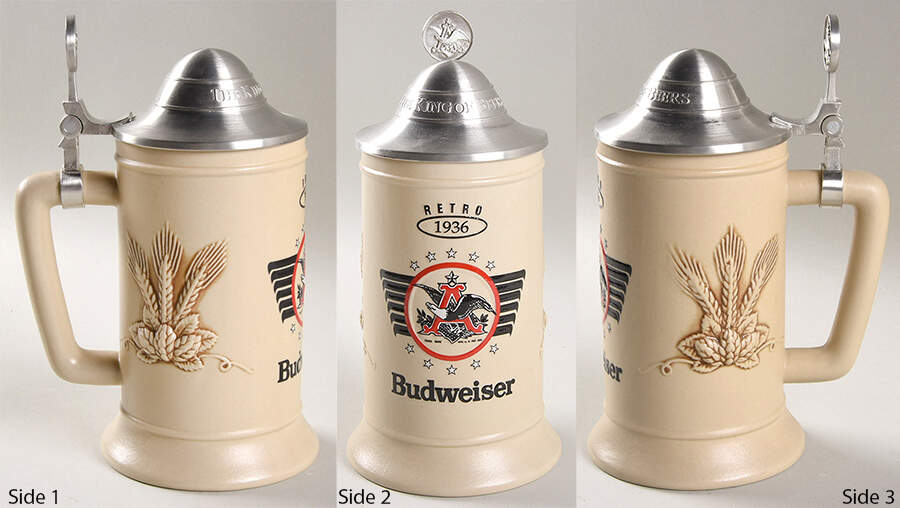 Anheuser Busch Specialty Steins 1936 Budweiser Logo - Boxed by Anheuser-Busch-1