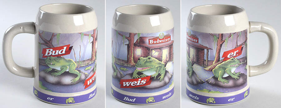 Anheuser Busch Specialty Steins Bud Frog Stein - No Box by Anheuser-Busch-1