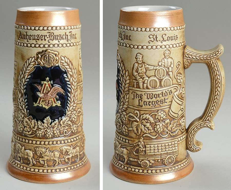Anheuser Busch Specialty Steins A & Eagle-World's Renowned - No Box by Anheuser-Busch-1