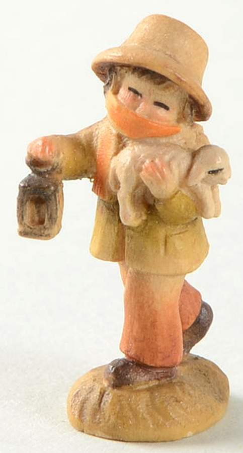 Ferrandiz Miniature Nativity Going Home-Shepherd - No Box by Anri-1