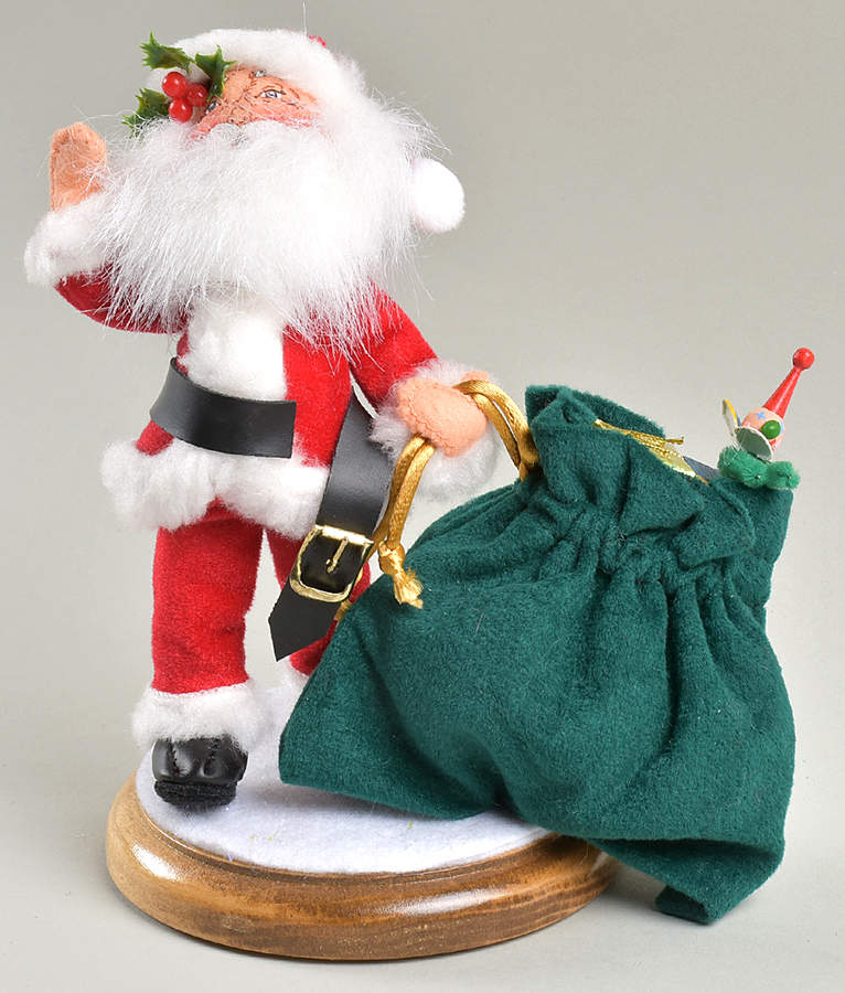 Santa and Mrs Santa Santa With Bag Of Toys - No Box by Annalee-1