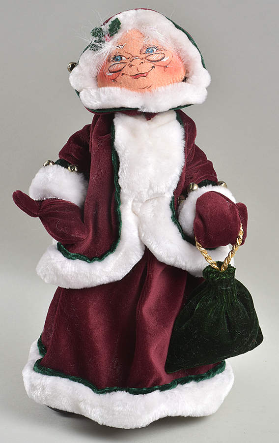 Santa and Mrs Santa Jinglebell Mrs Santa - No Box by Annalee-1
