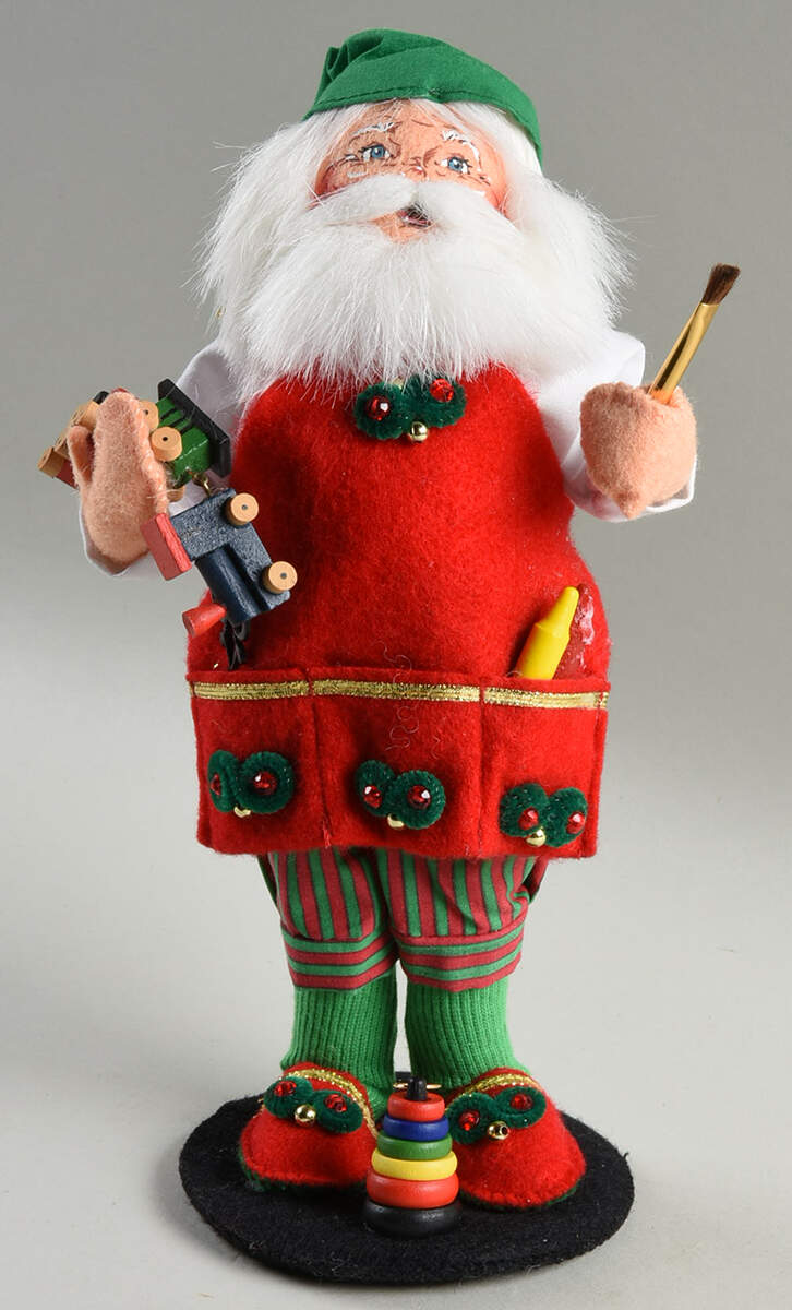 Santa and Mrs Santa Workshop Santa - No Box by Annalee-1