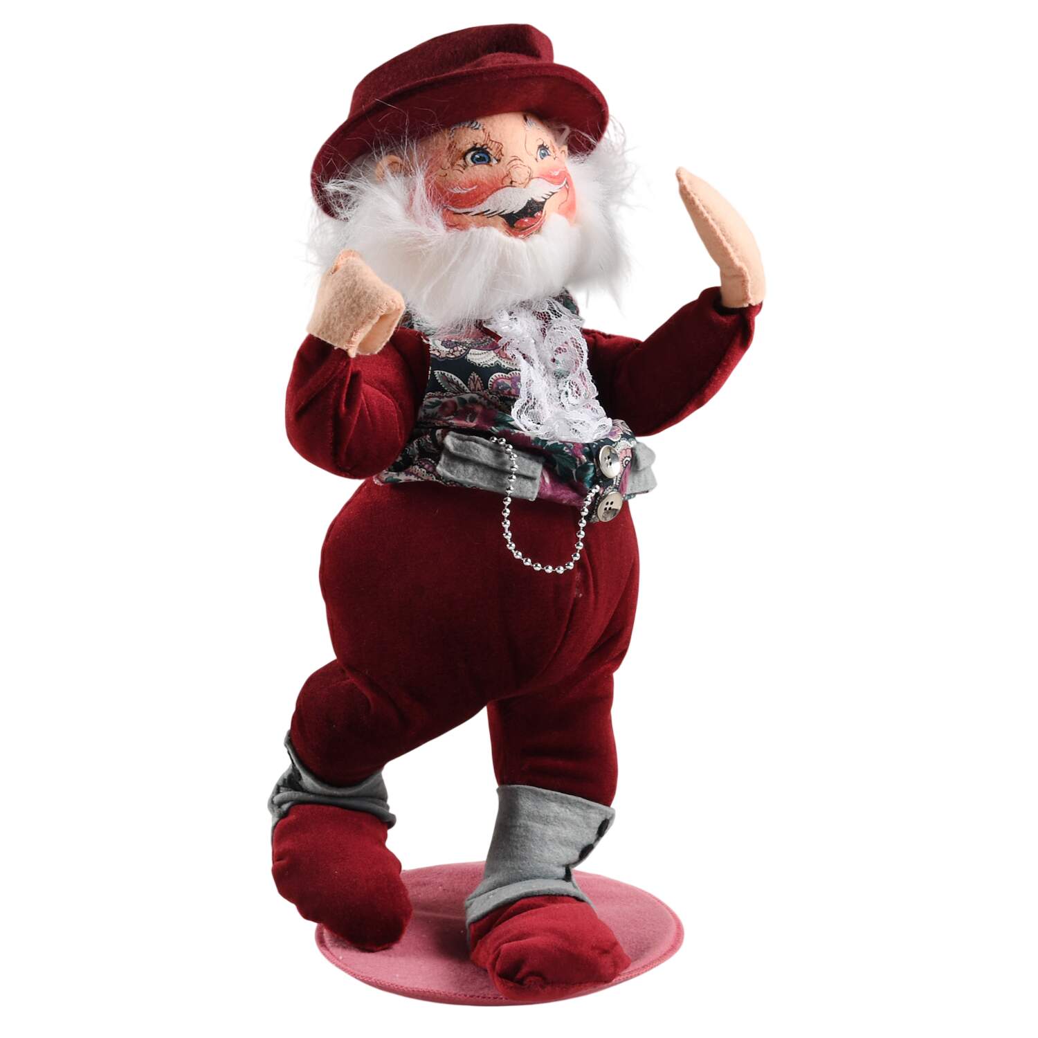 Santa and Mrs Santa Mr Victorian Santa - No Box by Annalee-1
