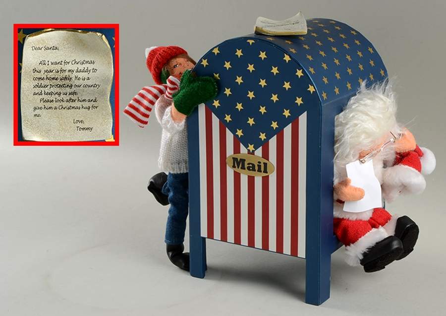 Santa and Mrs Santa Special Wish Santa Child And M - No Box by Annalee-1