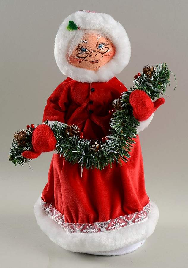 Santa and Mrs Santa Mrs Icicle Santa - No Box by Annalee-1
