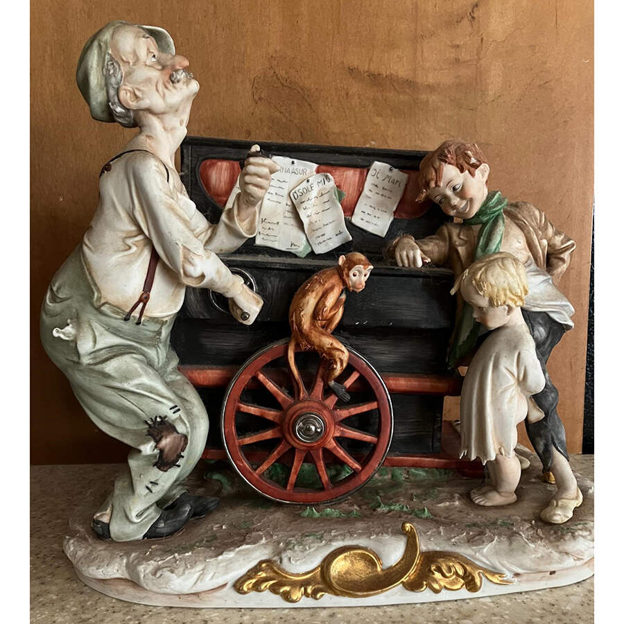 Arnart Figurines Organ Grinder - No Box by Arnart-1