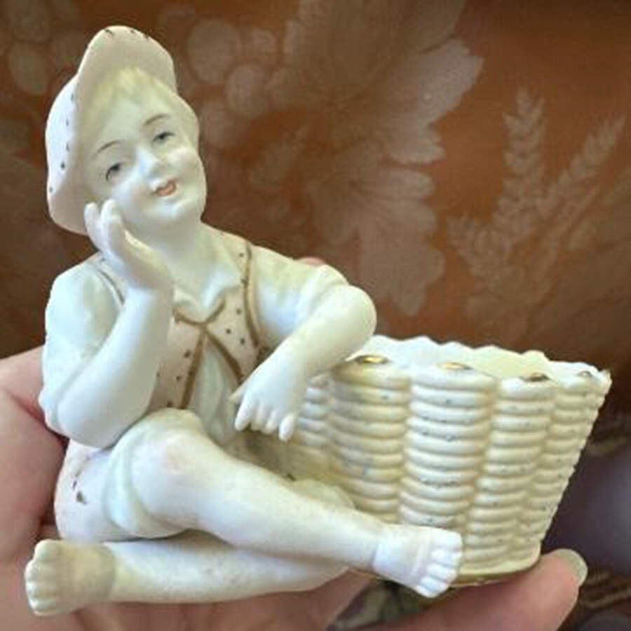 Arnart Figurines Boy With Basket - No Box by Arnart-1