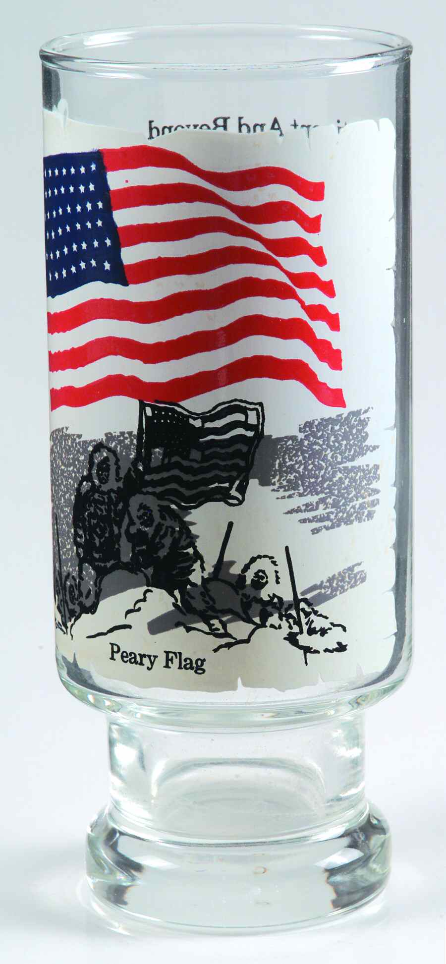 National Flag Foundation Glassware Peary Expedition Flag - No Box by Anchor Hocking-1