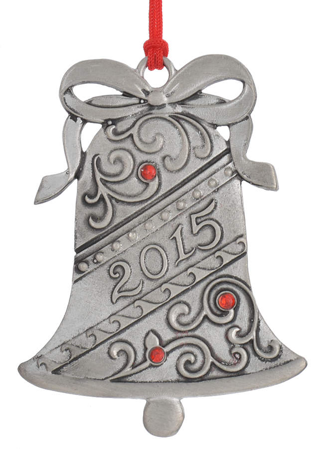 Annual Pewter Ornament Bell - Boxed by Avon-1