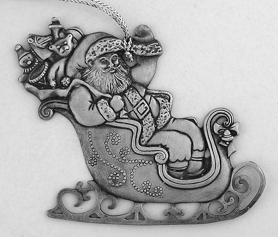Annual Pewter Ornament St Nicholas - Boxed by Avon-1