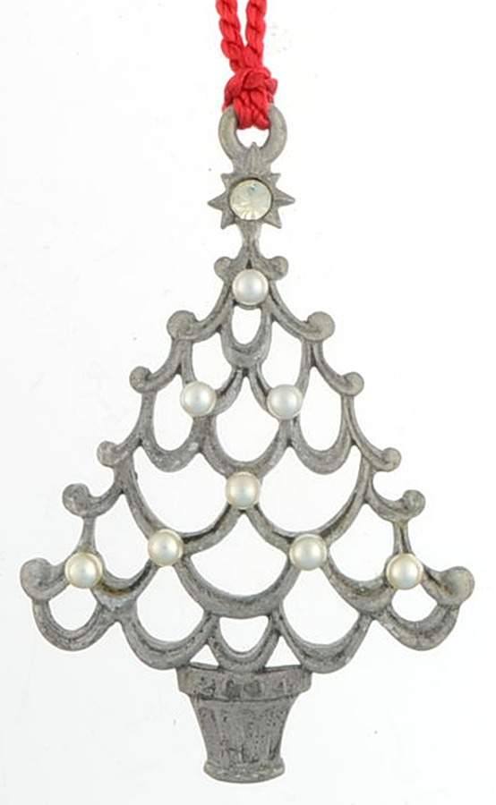 Annual Pewter Ornament Tree - No Box by Avon-1