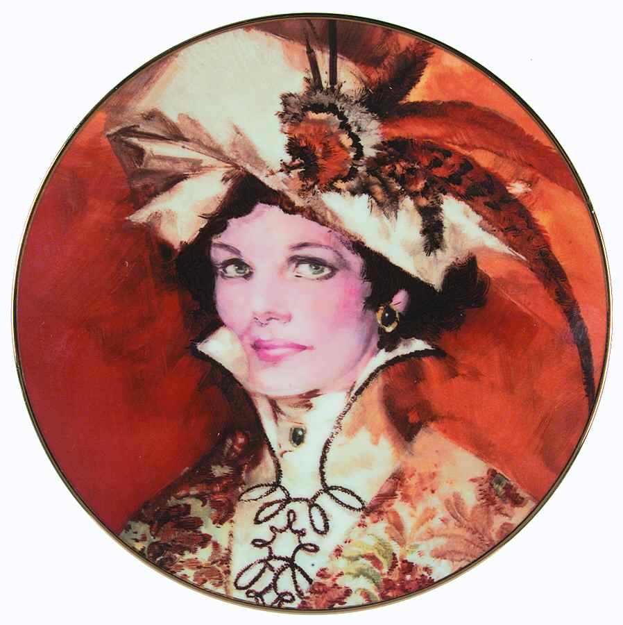 Mrs Albee Four Seasons Award Plate Autumns Bright Blaze - Boxed by Avon-1