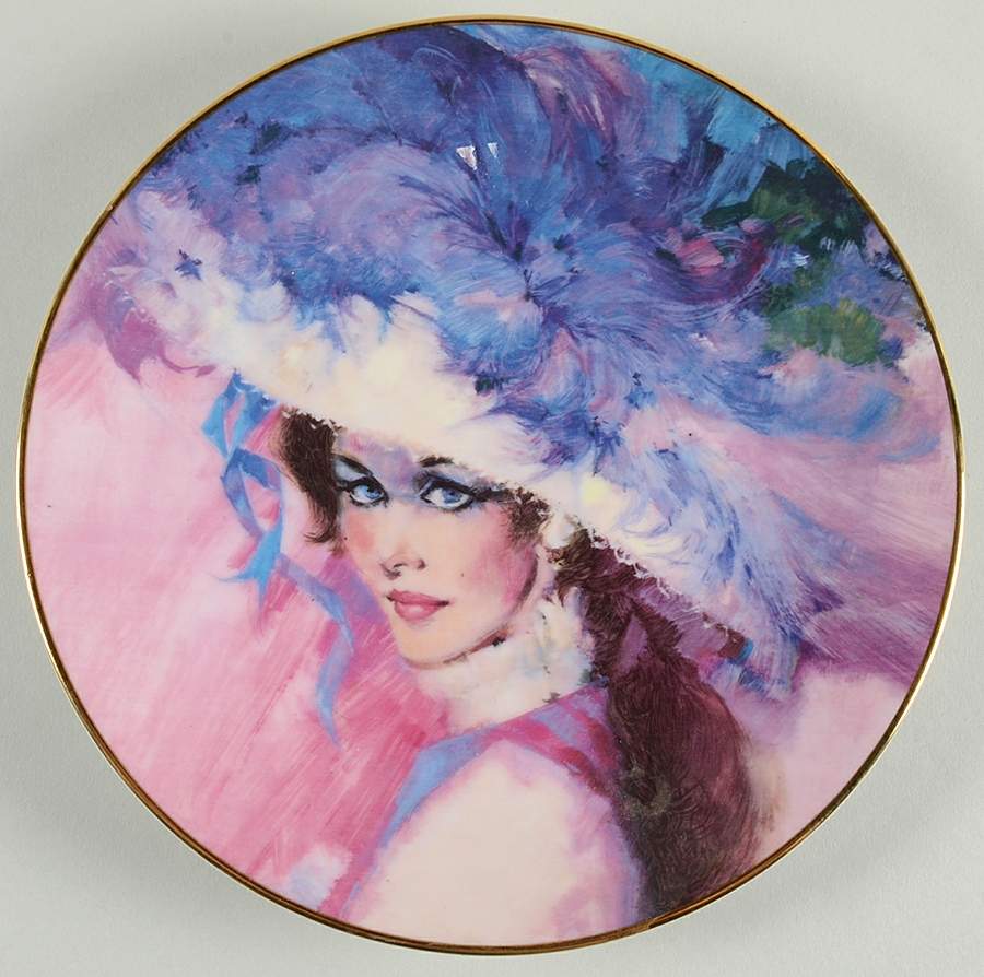 Mrs Albee Four Seasons Award Plate Spring Magic Splendor - No Box by Avon-1