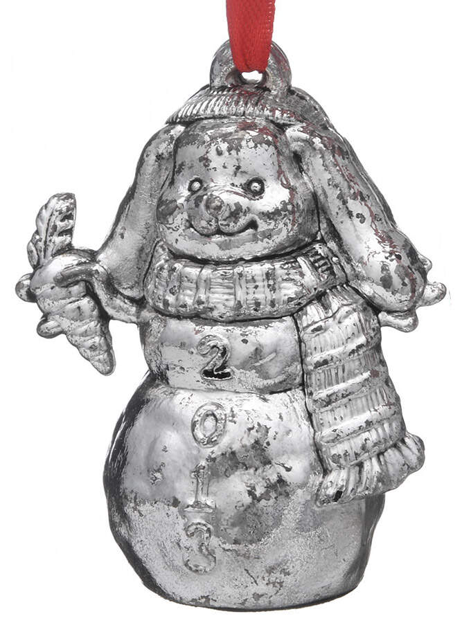 Bunny Ornament Snow Bunny Ornament - Boxed by Arthur Court-1