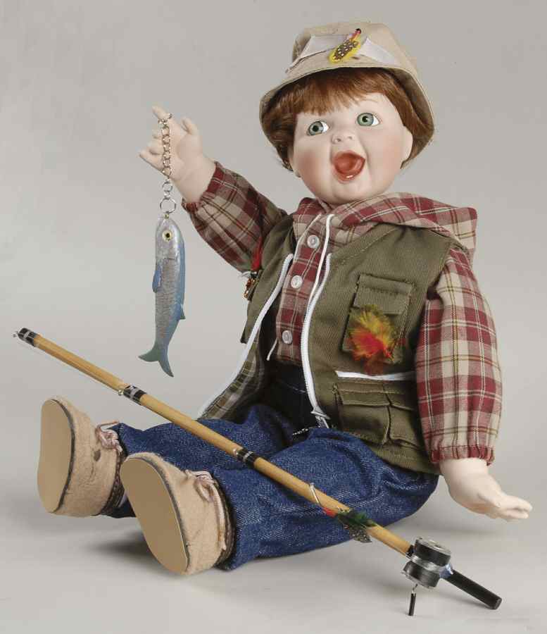 I'D Rather Be Fishin What A Catch - With Box by Ashton Drake-1
