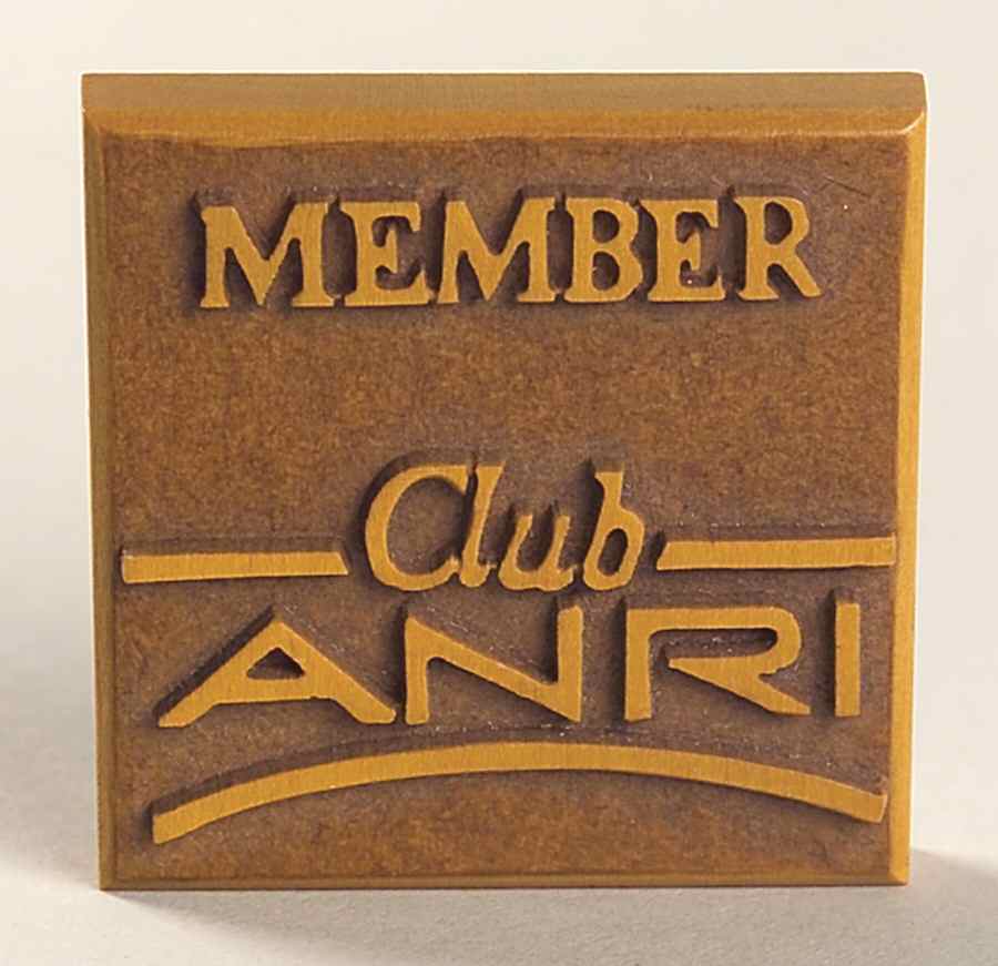 Advertising Signs Club Anri-Member - Wood Advertising Sign by Anri-1