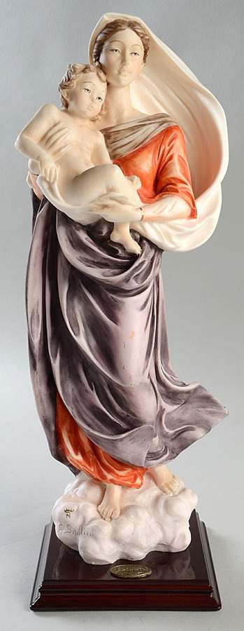 A Santini Sculptures Madonna And Child - No Box by A Santini Sculpture-1