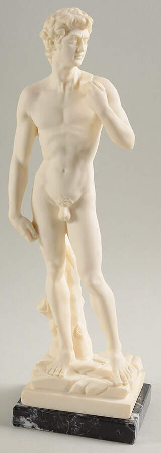 A Santini Sculptures Michelangelo's David - No Box by A Santini Sculpture-1