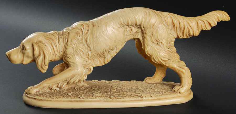 A Santini Sculptures Hunting Dog - No Box by A Santini Sculpture-1