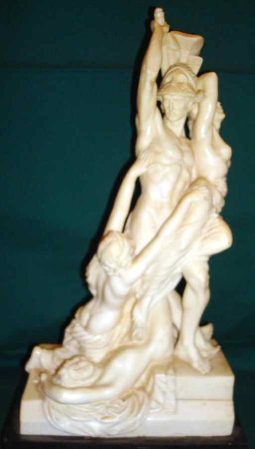 A Santini Sculptures Soldier W/ Nude Ladies - No Box by A Santini Sculpture-1