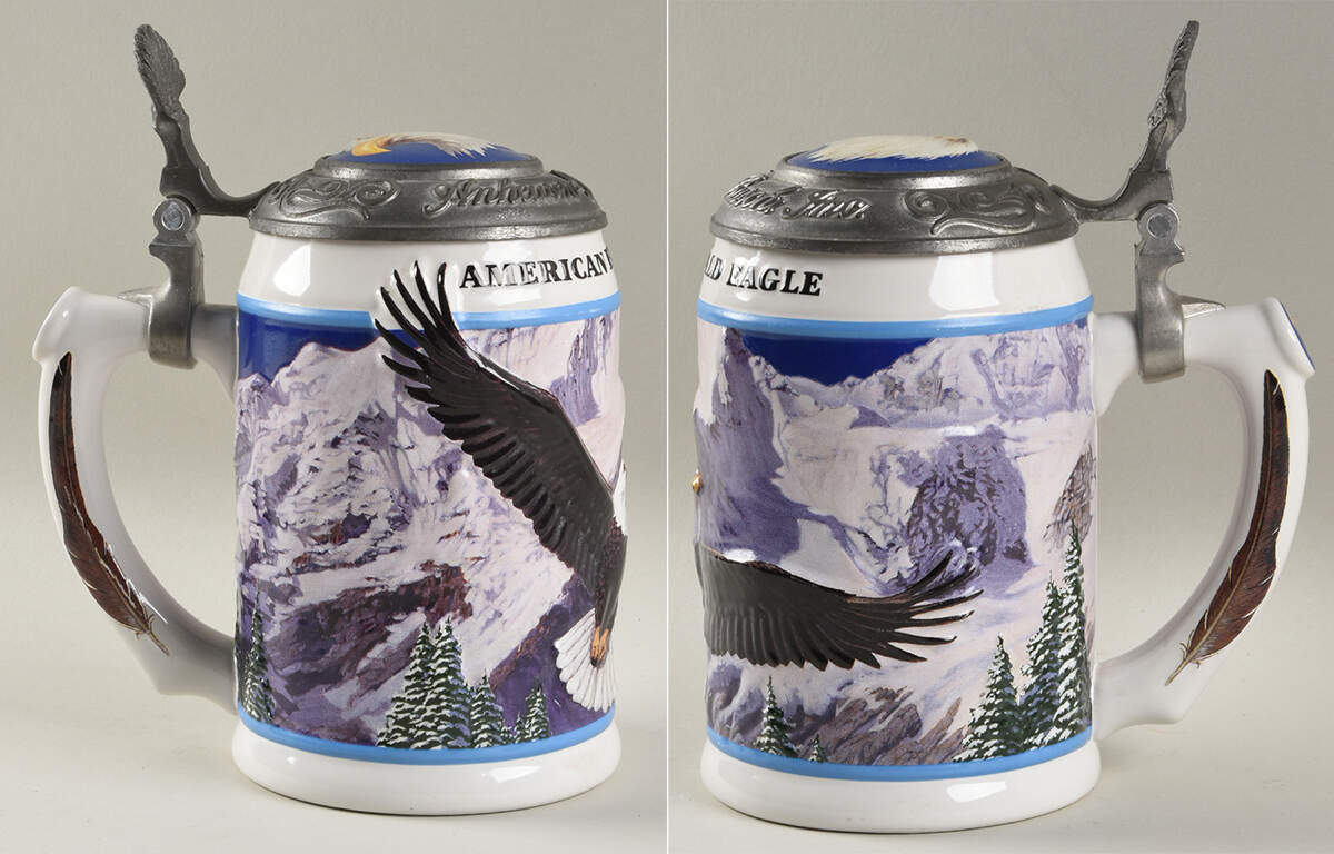 American Bald Eagle Winter Stein - Boxed by Anheuser-Busch-1