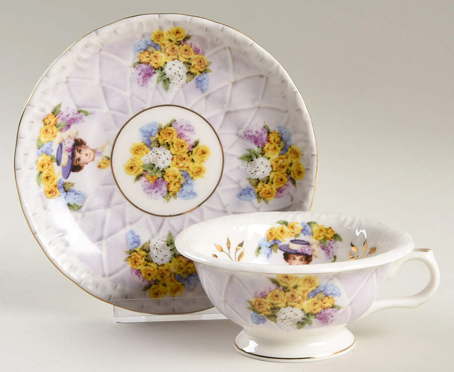 Honor Society-Cup & Saucer Honor Society - No Box by Avon-1