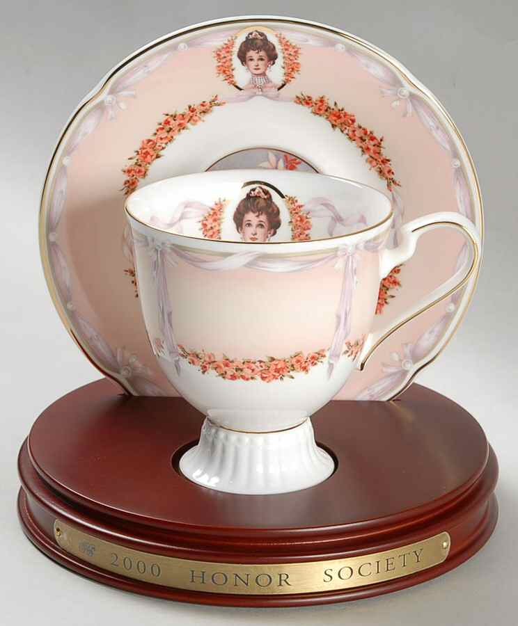 Honor Society-Cup & Saucer Honor Society - Boxed by Avon-1