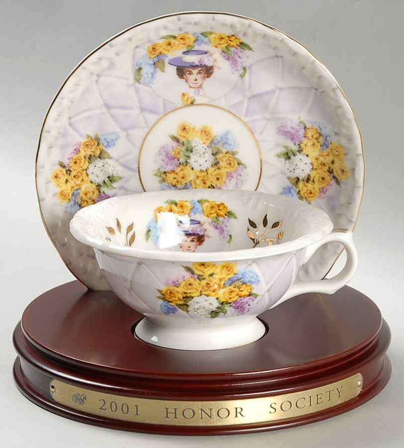 Honor Society-Cup & Saucer Honor Society - Boxed by Avon-1