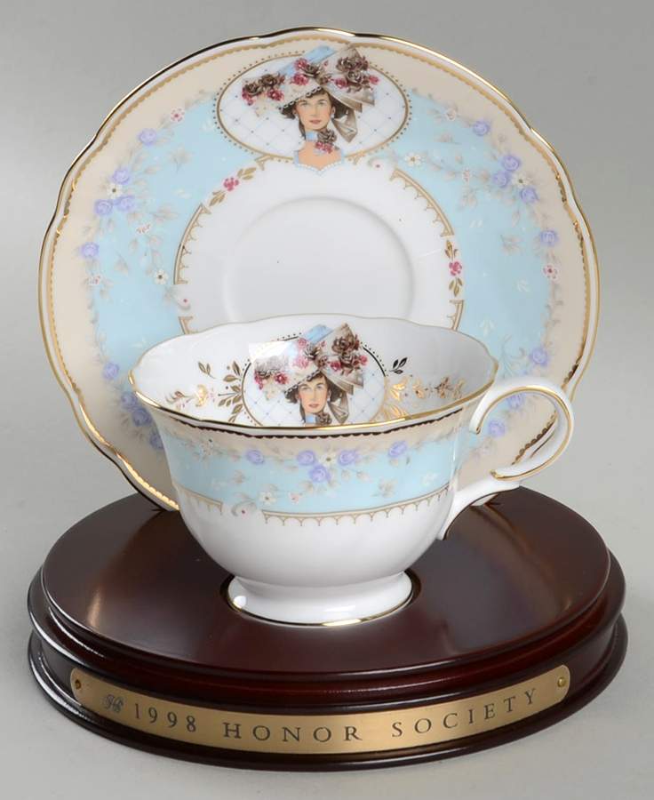 Honor Society-Cup & Saucer Honor Society - Boxed by Avon-1