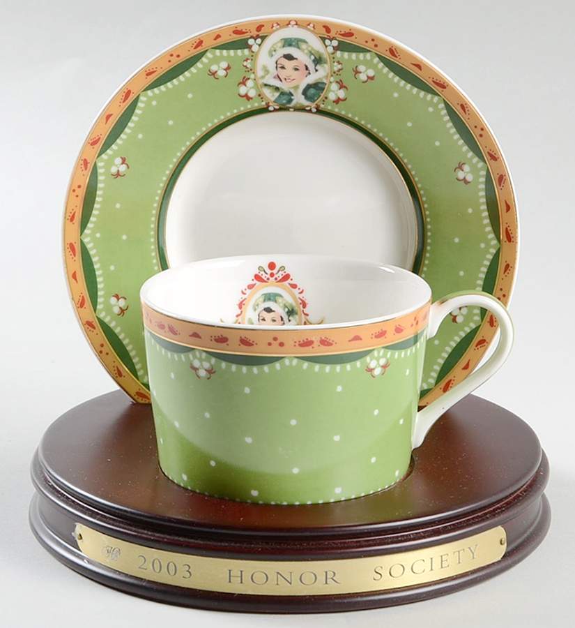 Honor Society-Cup & Saucer Honor Society - Boxed by Avon-1