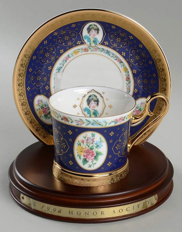 Honor Society-Cup & Saucer Honor Society - Boxed by Avon-1