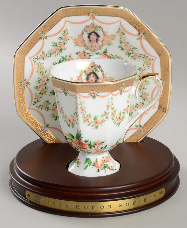 Honor Society-Cup & Saucer Honor Society - Boxed by Avon-1