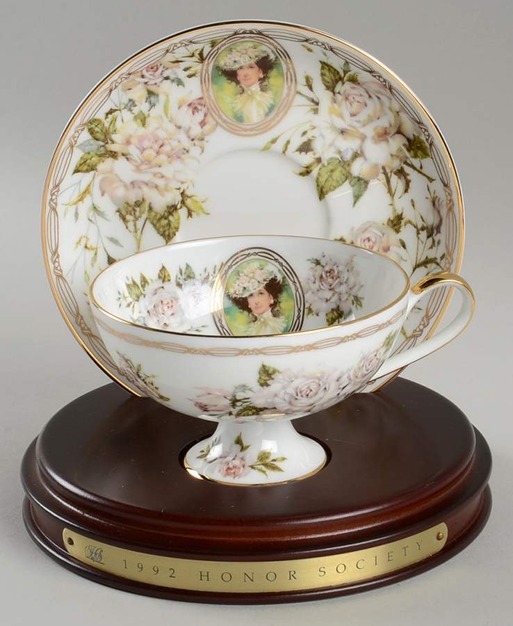 Honor Society-Cup & Saucer Honor Society - Boxed by Avon-1