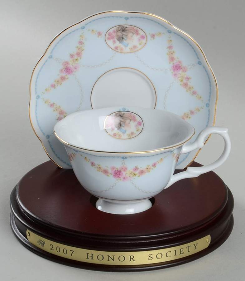 Honor Society-Cup & Saucer Honor Society - Boxed by Avon-1