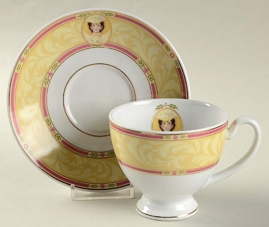 Honor Society-Cup & Saucer Honor Society-2005 - No Box by Avon-1