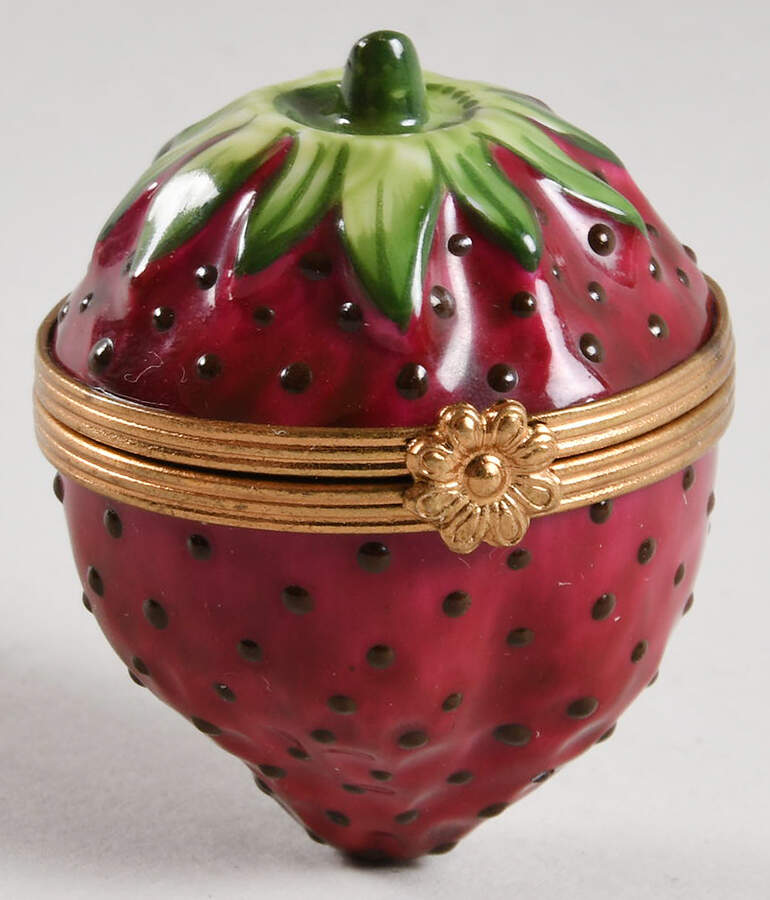 Artoria Limoges Boxes Strawberry - Boxed by Artoria Limoges-1