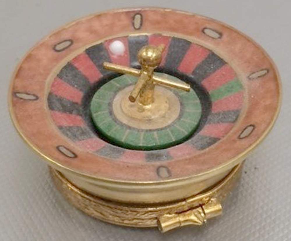 Artoria Limoges Boxes Roulette Wheel - Boxed by Artoria Limoges-1